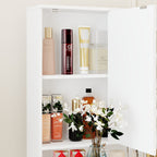Modern White Makeup Vanity Fold Mirror Adjustable Lighting Dressing - 40.2x54.1