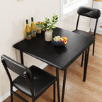 Modern kitchen Dinner Table Set for Dining Room - 3-Piece