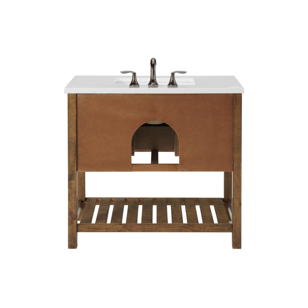 Monterey 37 Farmhouse Single Bathroom Vanity with Top