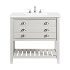 Monterey 37 Farmhouse Single Bathroom Vanity with Top