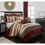 Nanshing Avalon Trellis 8-Piece Moroccan Print Comforter Set