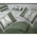 Nanshing Daniella 7-Piece Modern Geometric Comforter Set