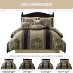 Nanshing Prince 7 Piece Elegant Medallion Comforter Set