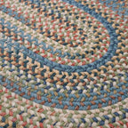 Colonial Mills New England Braid Multi Colored Wool Area Rug
