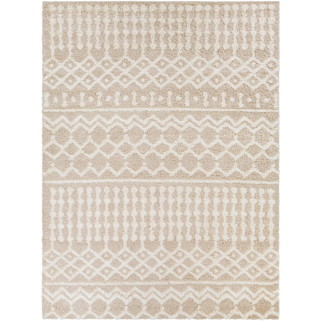 Livabliss Newton Geometric Moroccan Trellis Shag Area Rug