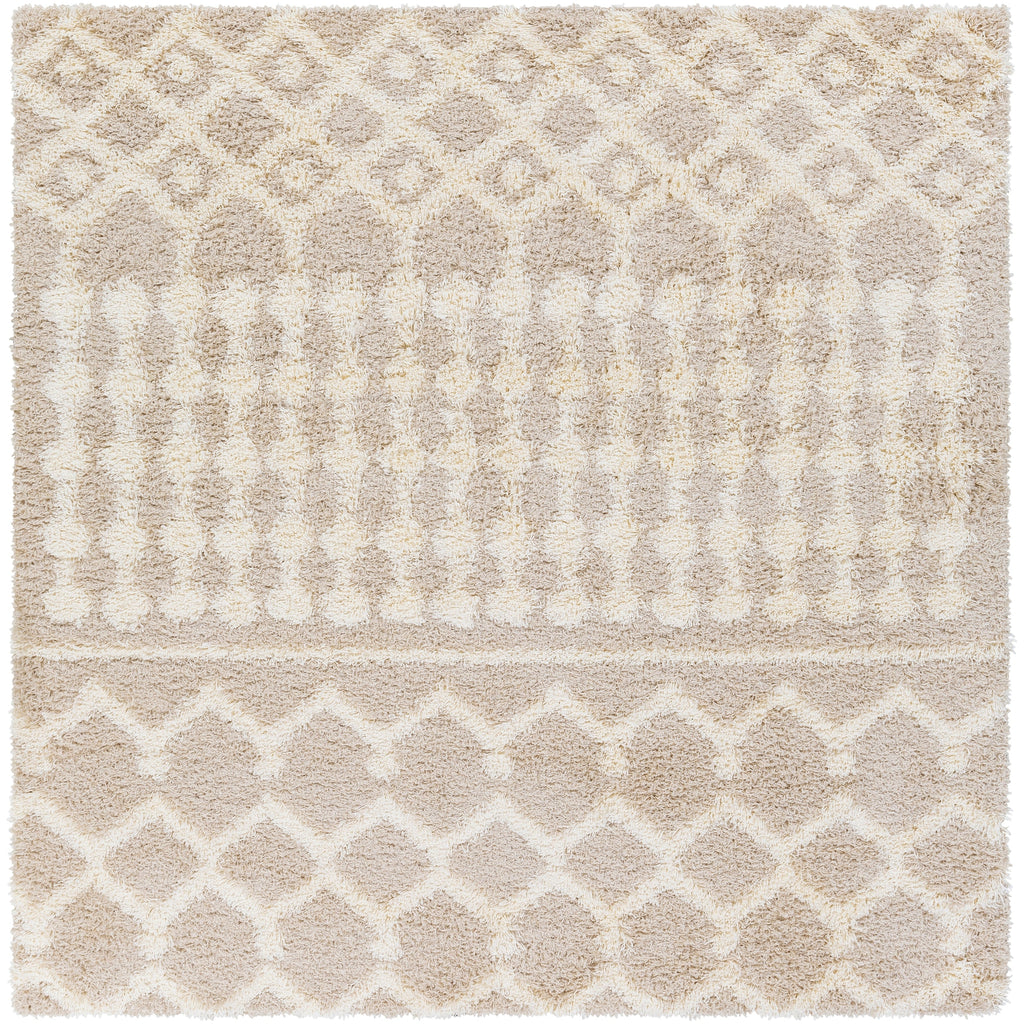 Livabliss Newton Geometric Moroccan Trellis Shag Area Rug