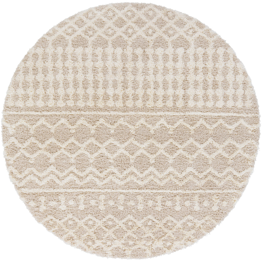 Livabliss Newton Geometric Moroccan Trellis Shag Area Rug