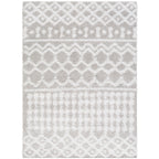 Livabliss Newton Geometric Moroccan Trellis Shag Area Rug