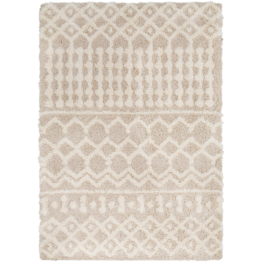 Livabliss Newton Geometric Moroccan Trellis Shag Area Rug