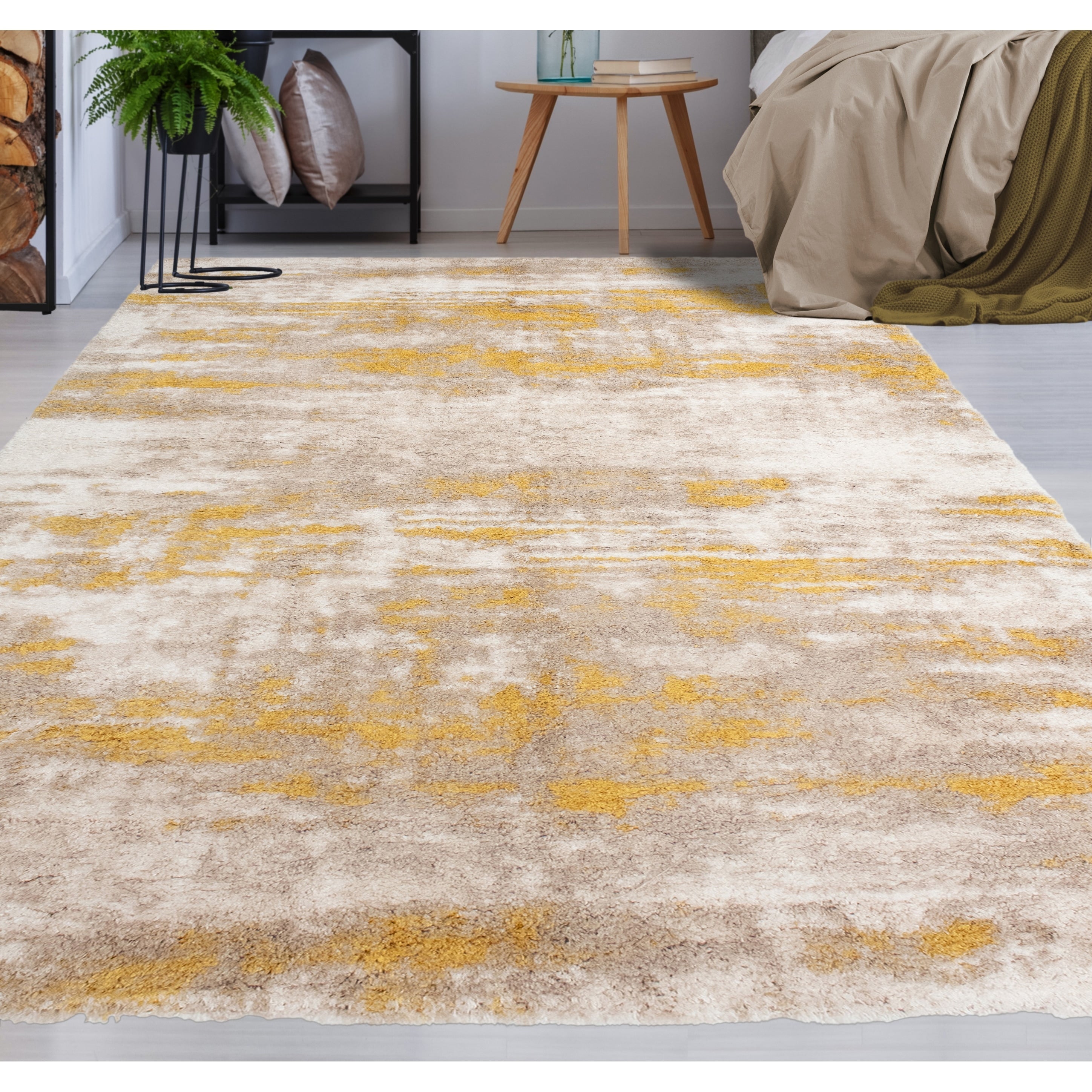 Noori Rug Lux Madison Abstract 2-Inch Shag Area Rug