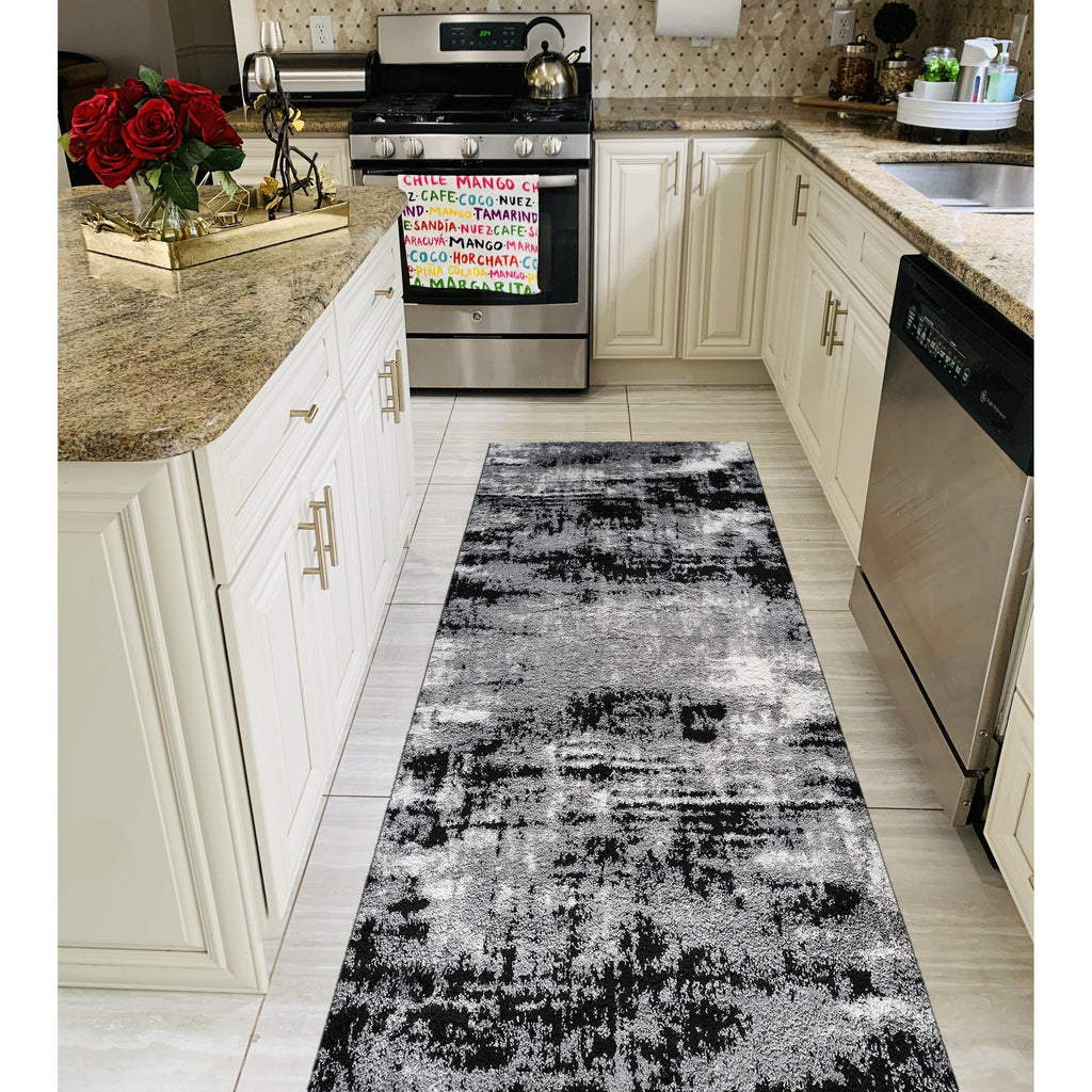 Noori Rug Lux Madison Abstract 2-Inch Shag Area Rug