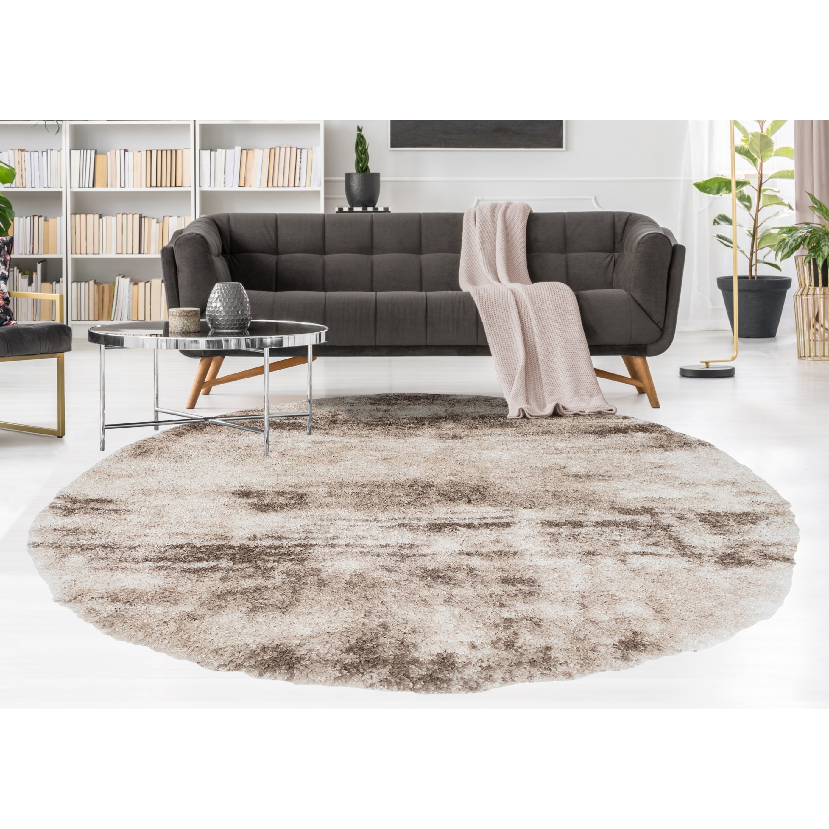Noori Rug Lux Madison Abstract 2-Inch Shag Area Rug