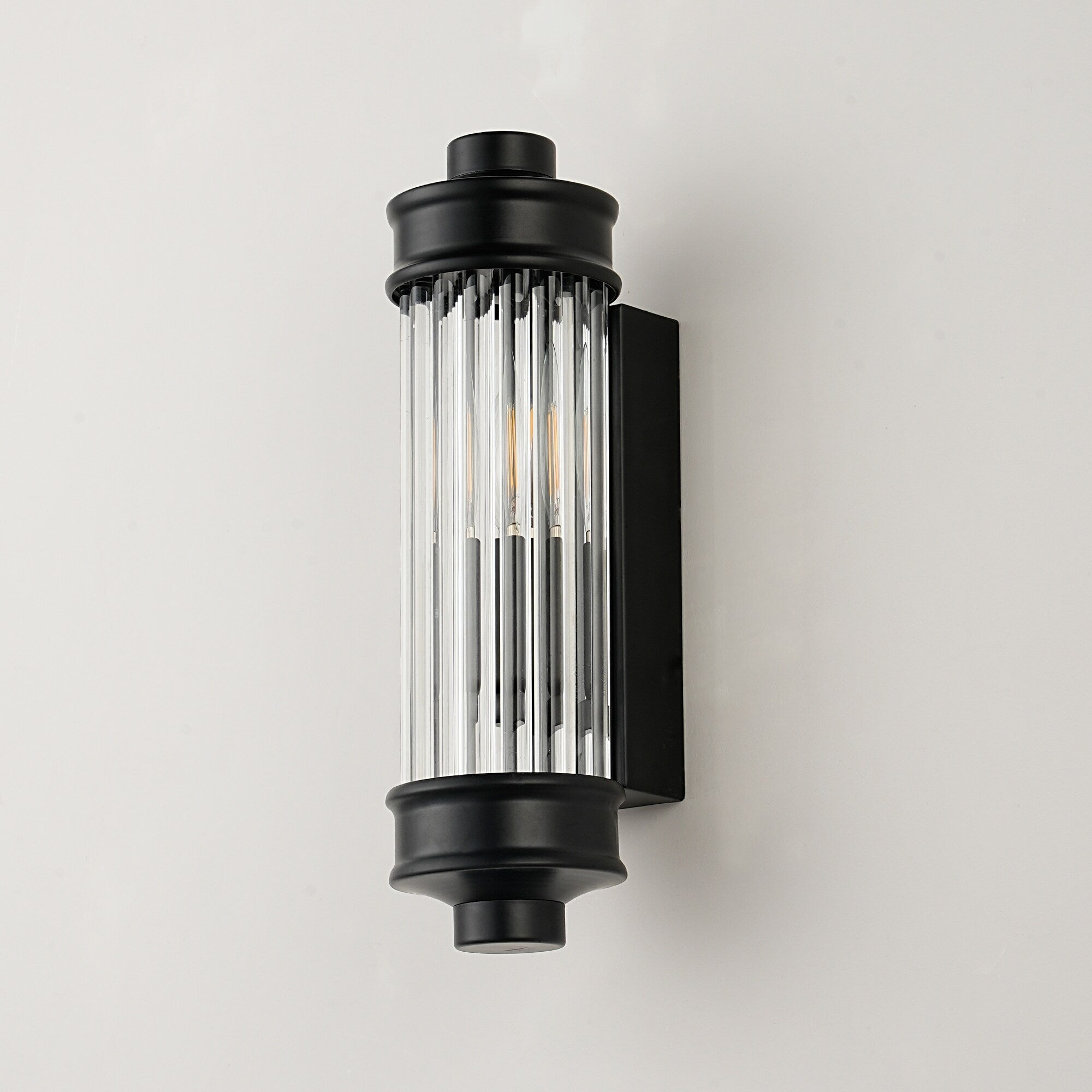 Nordic Postmodern Wall Sconce, European Wall Light in Simple Vintage Glass Crystal