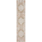 Nourison Abby Machine Washable Indoor only Persian Distressed Area Rug