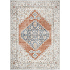 Nourison Abby Machine Washable Indoor only Persian Distressed Area Rug