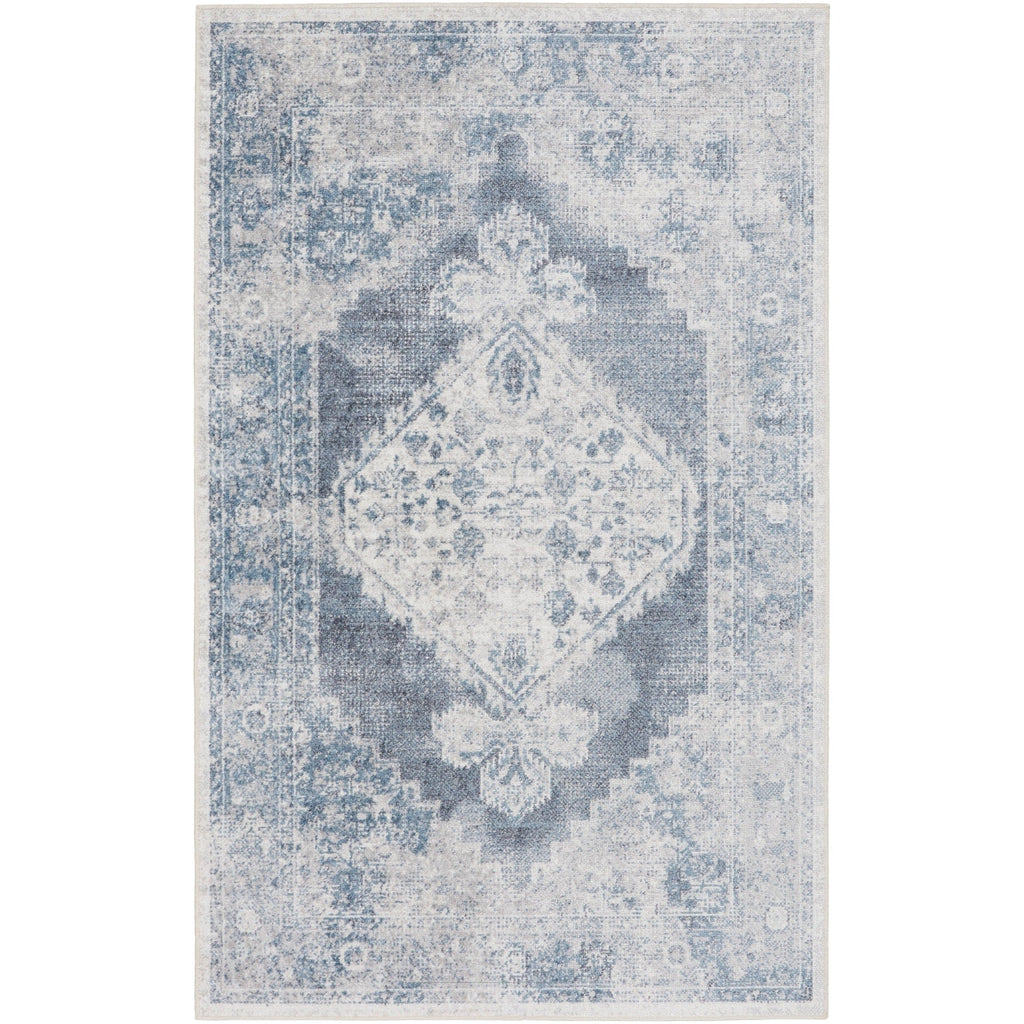 Nourison Abby Machine Washable Indoor only Persian Distressed Area Rug