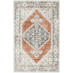 Nourison Abby Machine Washable Indoor only Persian Distressed Area Rug