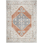 Nourison Abby Machine Washable Indoor only Persian Distressed Area Rug