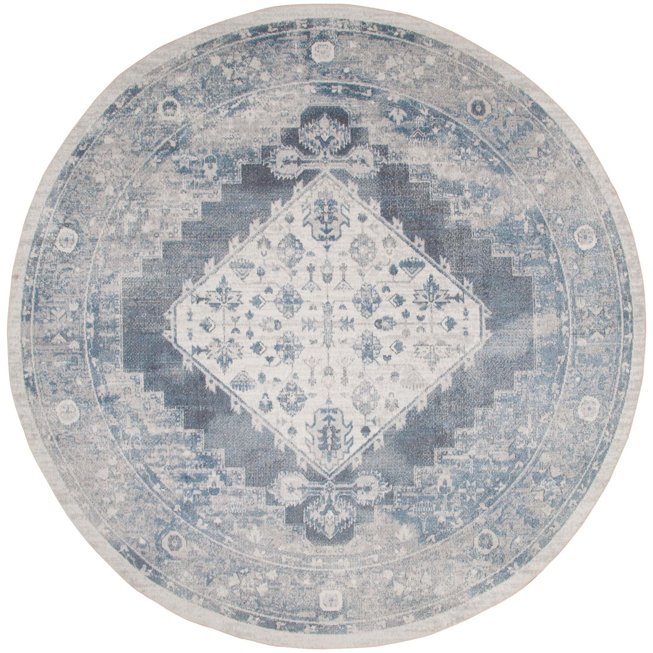 Nourison Abby Machine Washable Indoor only Persian Distressed Area Rug