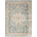 Nourison Abby Machine Washable Indoor only Persian Distressed Area Rug