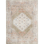 Nourison Abby Machine Washable Indoor only Persian Distressed Area Rug