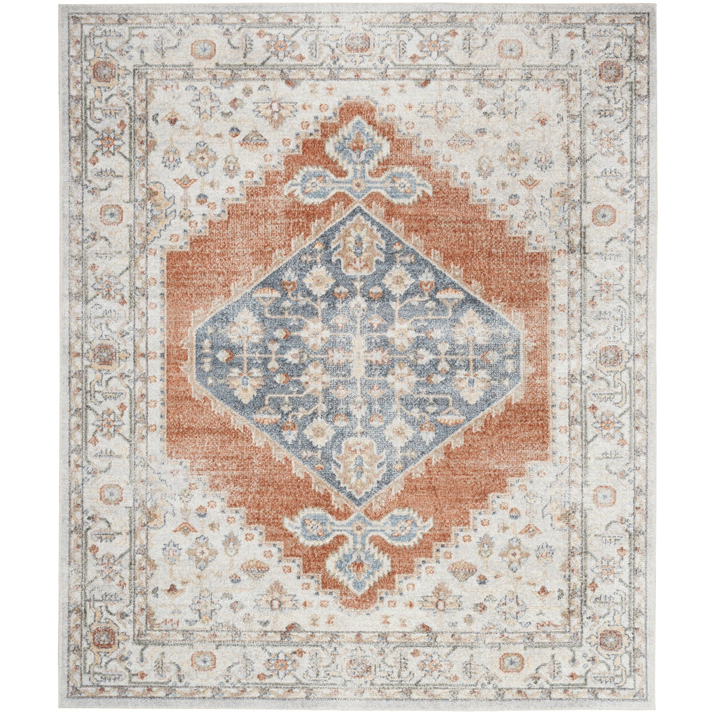 Nourison Abby Machine Washable Indoor only Persian Distressed Area Rug
