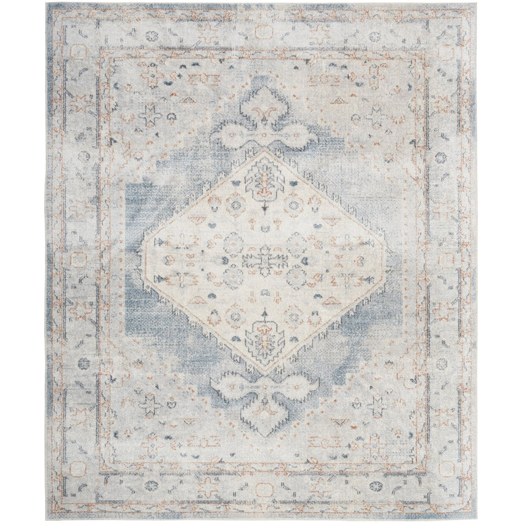 Nourison Abby Machine Washable Indoor only Persian Distressed Area Rug