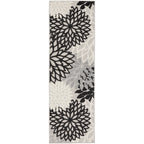 Nourison Alice Indoor/Outdoor Blue Floral Area Rug