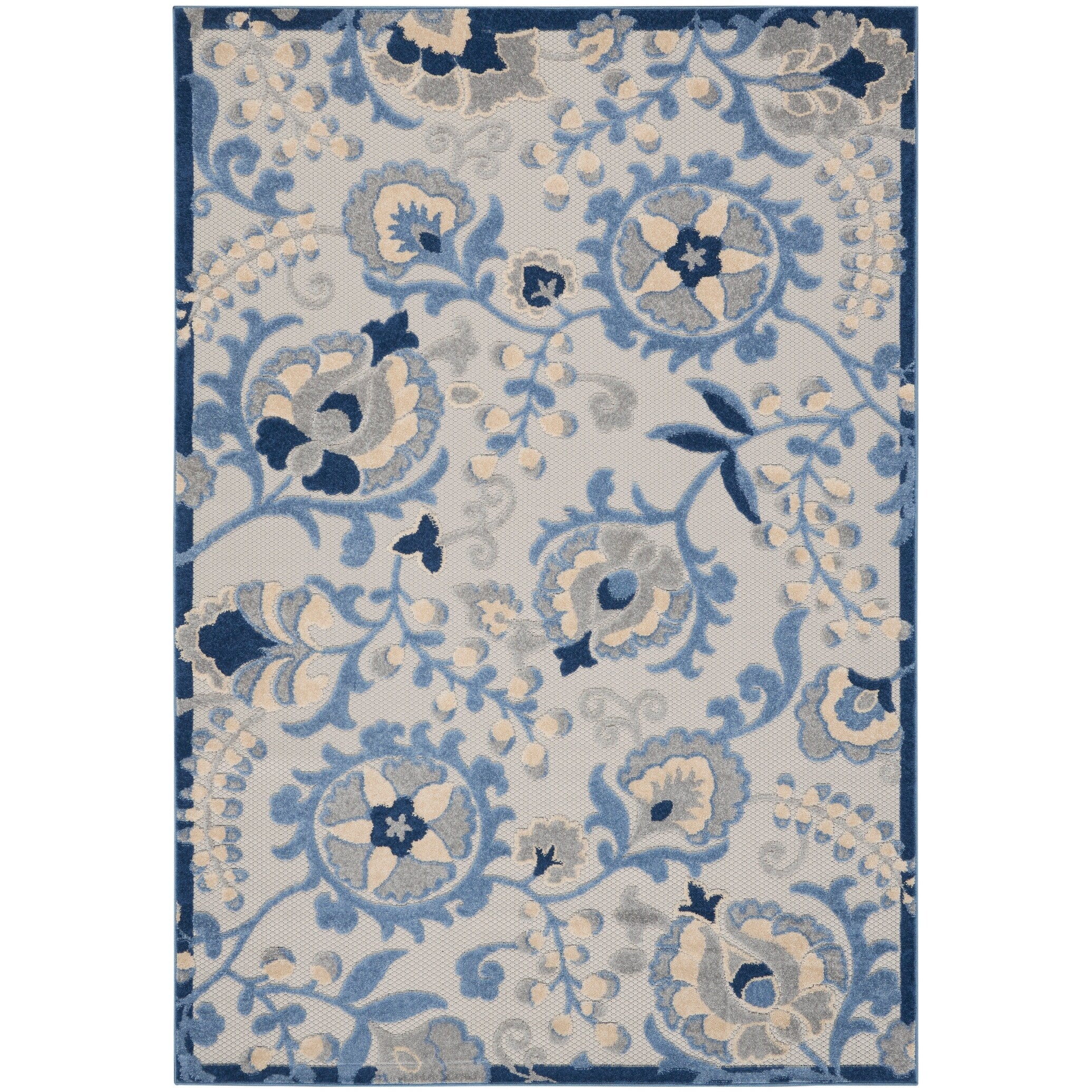 Nourison Alice Indoor/Outdoor Floral Area Rug