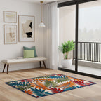 Nourison Alice Indoor/Outdoor Floral Area Rug