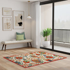 Nourison Alice Indoor/Outdoor Floral Area Rug
