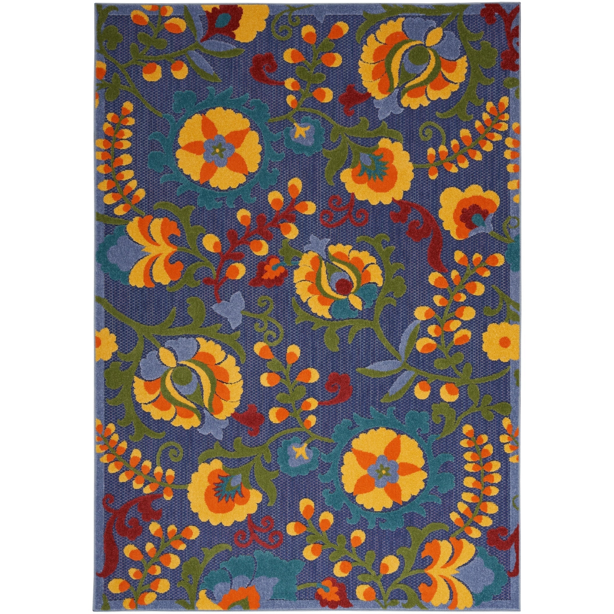 Nourison Alice Indoor/Outdoor Floral Area Rug