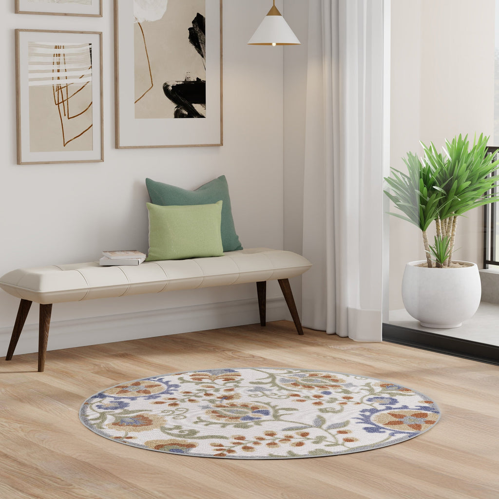 Nourison Alice Indoor/Outdoor Floral Area Rug
