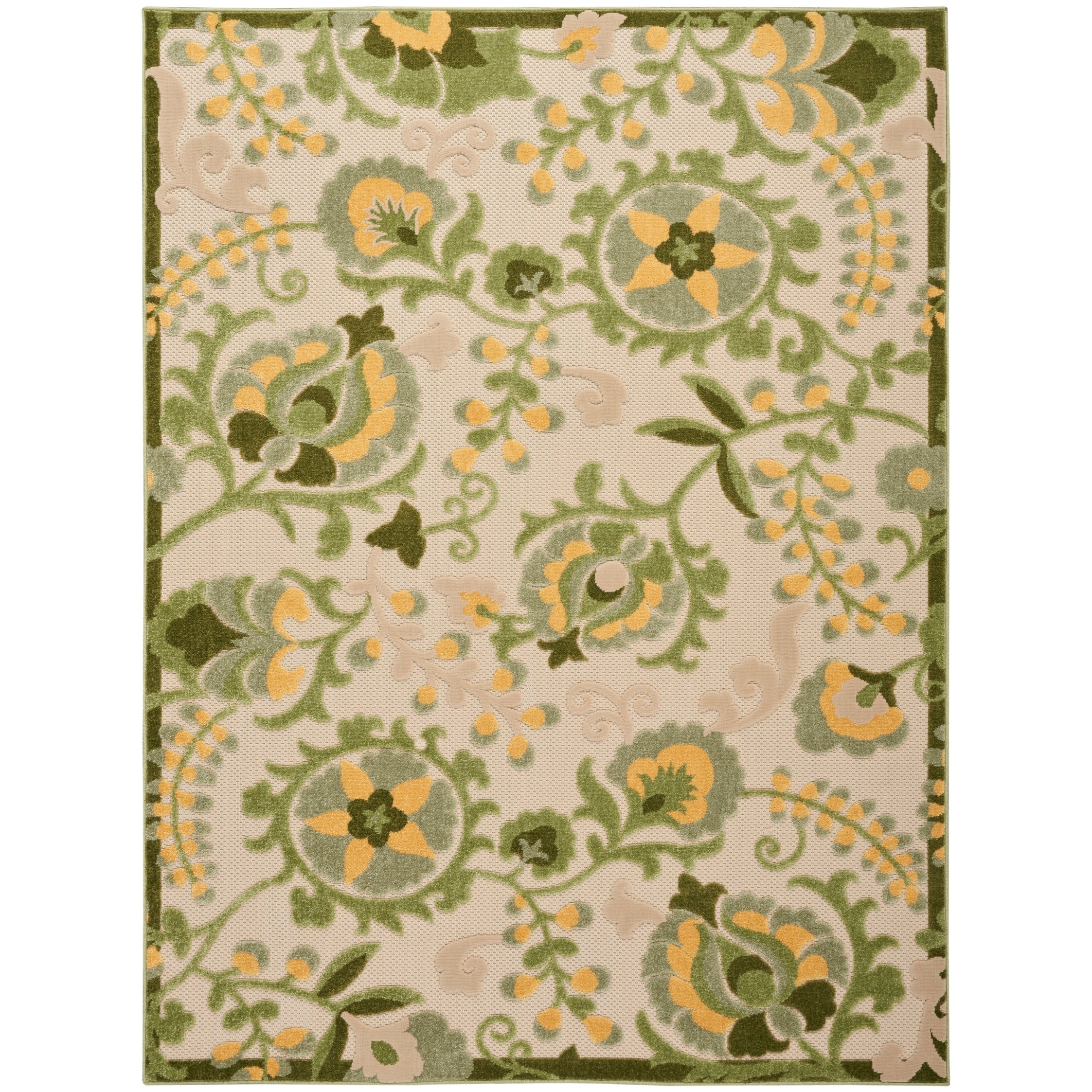 Nourison Alice Indoor/Outdoor Floral Area Rug