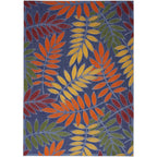 Nourison Aloha Leaf Print Vibrant Indoor/Outdoor Area Rug