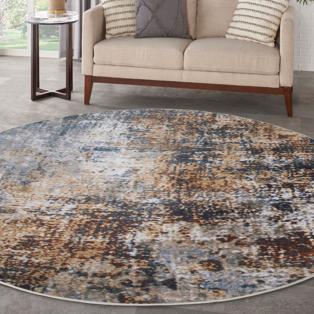 Nourison Astra Machine Washable Abstract Area Rug