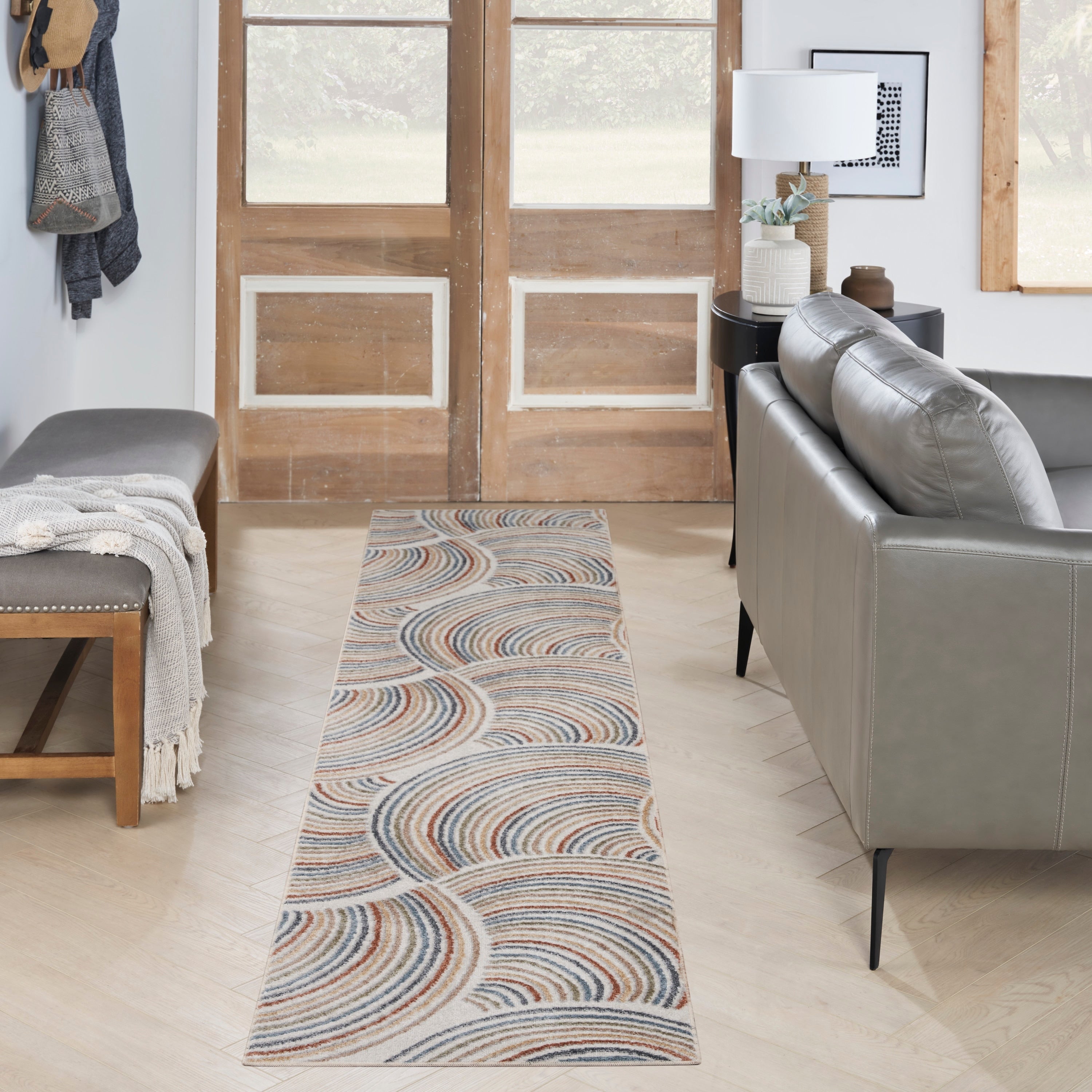 Nourison Astra Machine Washable All-over Design Area Rug