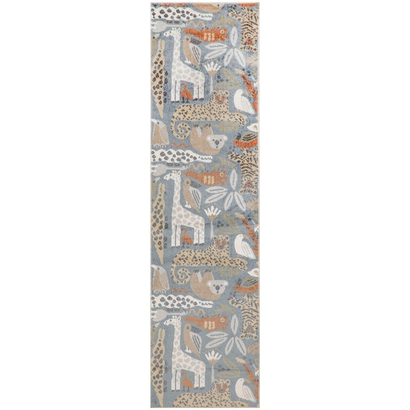 Nourison Astra Machine Washable Animal Print Area Rug