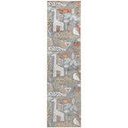 Nourison Astra Machine Washable Animal Print Area Rug