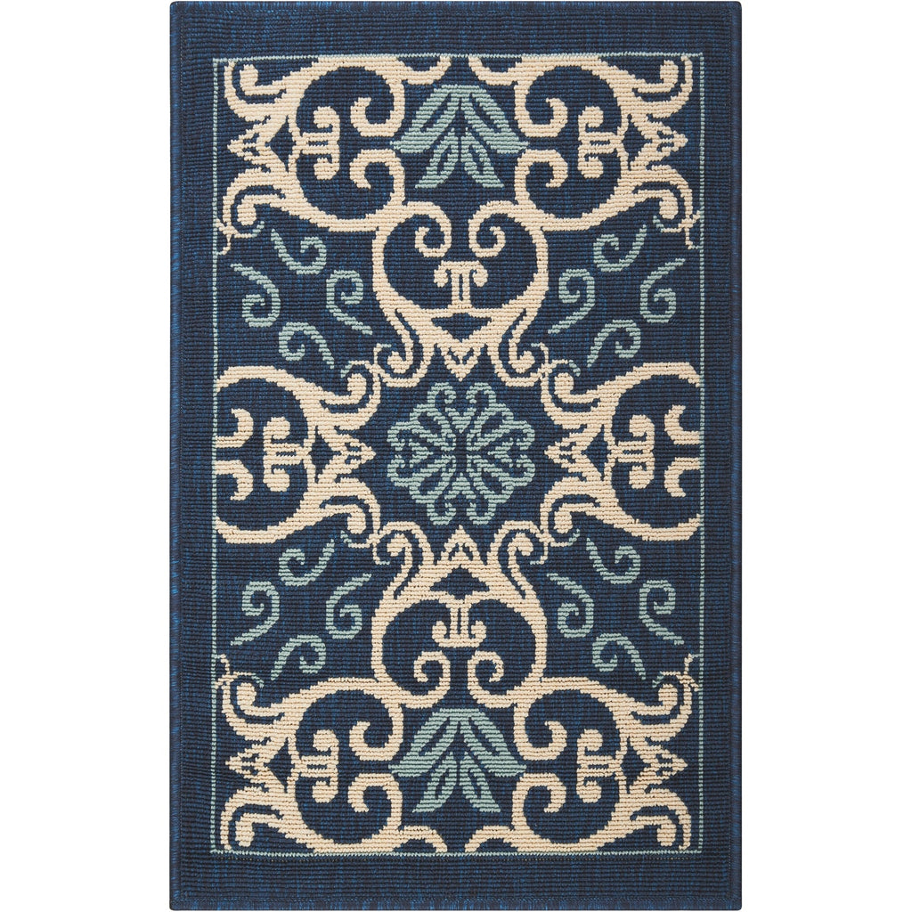 Nourison Caribbean Floral Geometric Indoor/Outdoor Area Rug