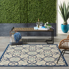 Nourison Caribbean Floral Geometric Indoor/Outdoor Area Rug