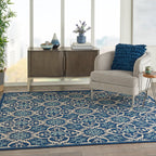 Nourison Caribbean Floral Geometric Indoor/Outdoor Area Rug