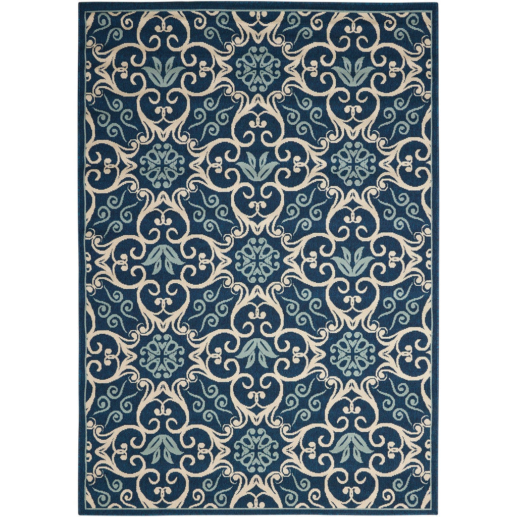 Nourison Caribbean Floral Geometric Indoor/Outdoor Area Rug