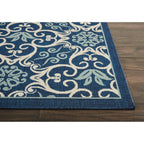 Nourison Caribbean Floral Geometric Indoor/Outdoor Area Rug