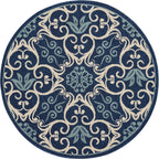 Nourison Caribbean Floral Geometric Indoor/Outdoor Area Rug