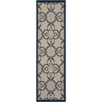 Nourison Caribbean Floral Geometric Indoor/Outdoor Area Rug