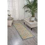 Nourison Caribbean Floral Geometric Indoor/Outdoor Area Rug