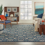 Nourison Caribbean Floral Geometric Indoor/Outdoor Area Rug
