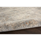 Nourison Concerto Distressed Abstract Beige Grey Area Rug