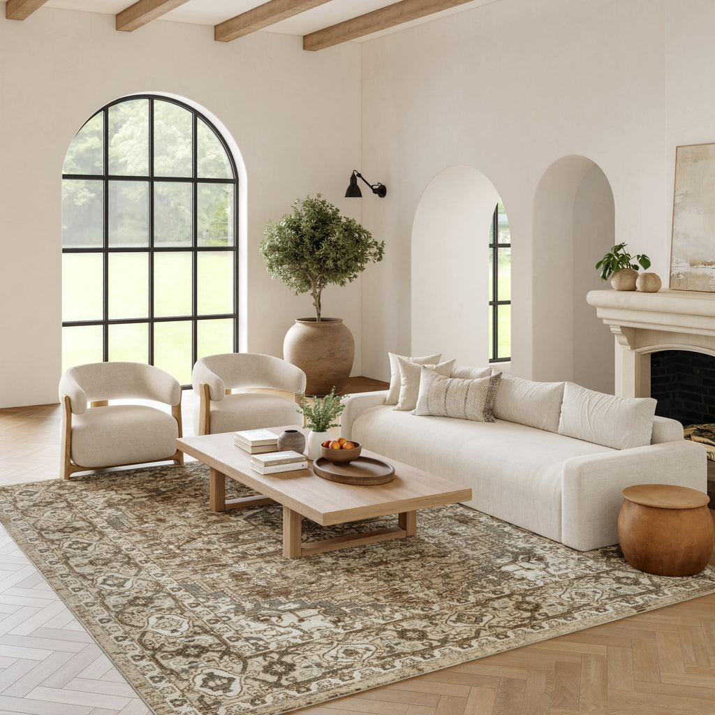 Nourison Concerto Classic Persian Medallion Area Rug.